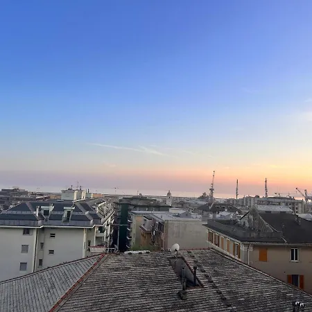 Panoramic Terrace & Sea View Flat With Free Parking * Genova