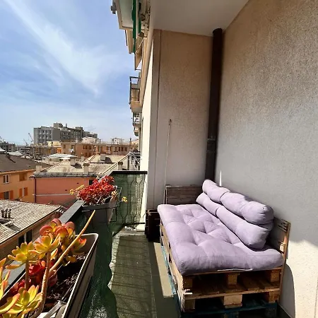 Panoramic Terrace & Sea View Flat With Free Parking Apartman Genova