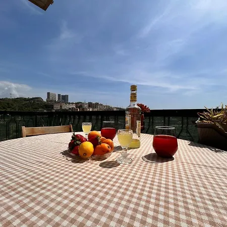 Panoramic Terrace & Sea View Flat With Free Parking *